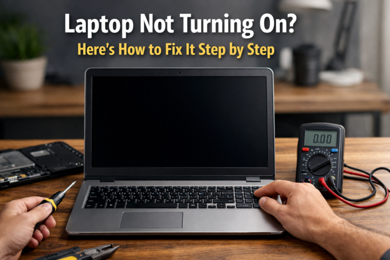 Laptop Not Turning On? Here’s How to Fix It Step by Step