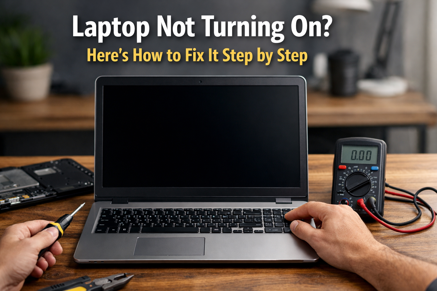 Laptop Not Turning On? Here's How to Fix It Step by Step