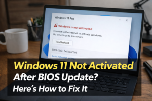 Windows 11 Not Activated After BIOS Update? Here’s How to Fix It